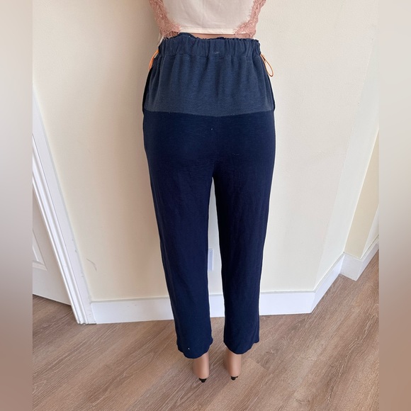 FREE PEOPLE |  two toned joggers with neon orange drawstring - Picture 5 of 13